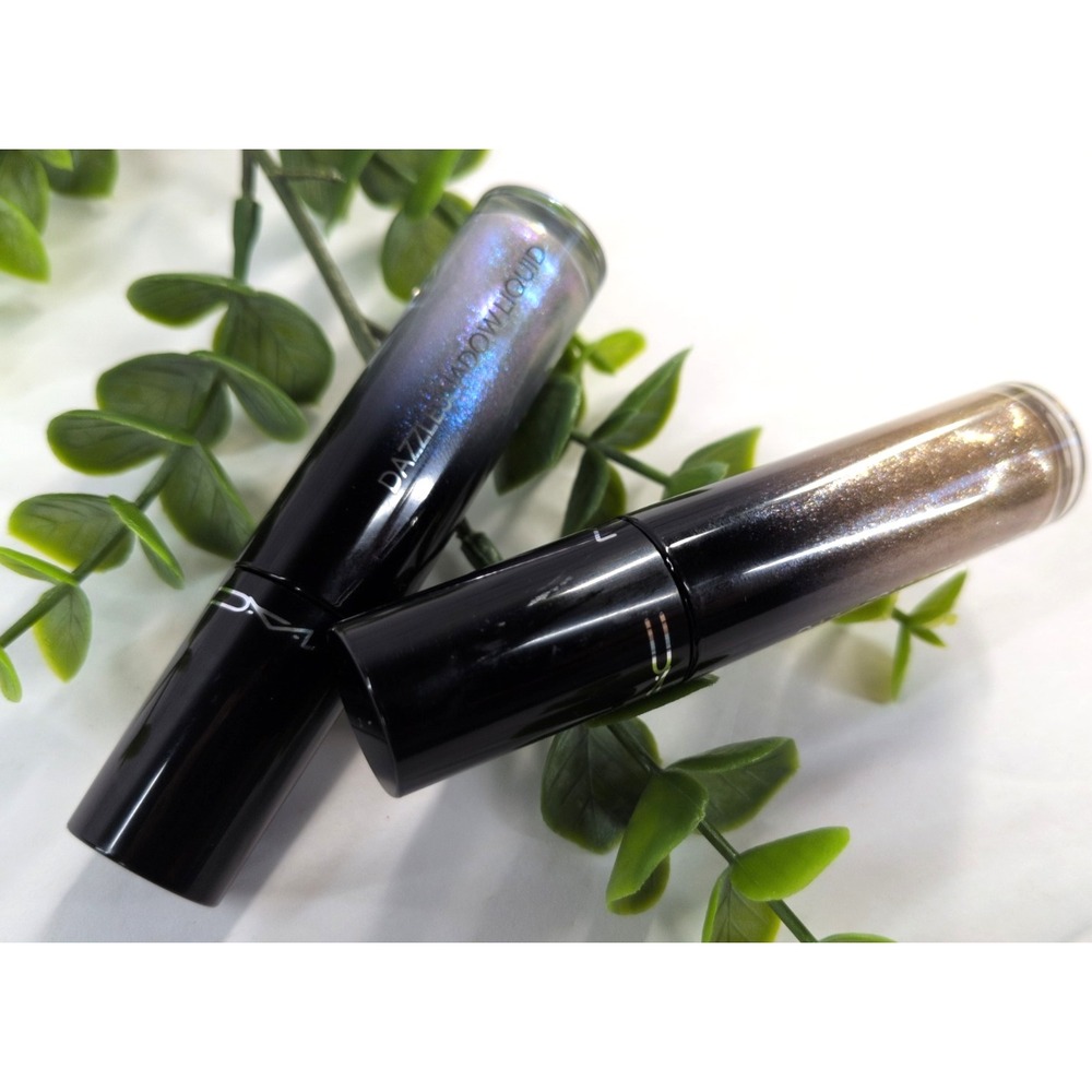 NEW LOT 2!😍Mac Dazzleshadow Liquid Eyeshadow Crumbled Diamonds Flash or Dash